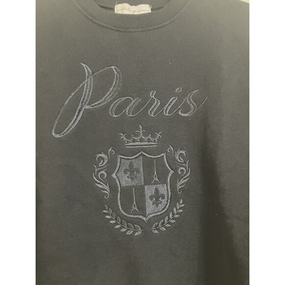 NWT Women's State of Mine Paris Crewneck Pullover Sweatshirt Medium M - Picture 4 of 10